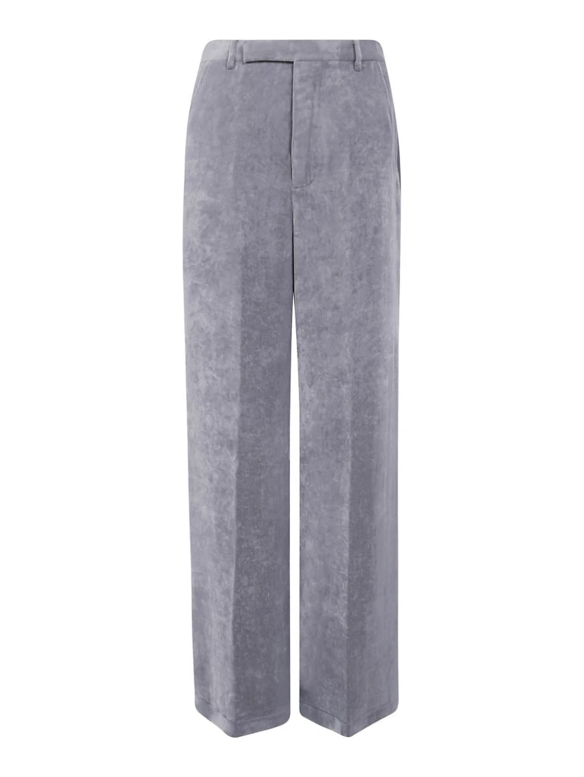 Rick Owens Trousers Steel