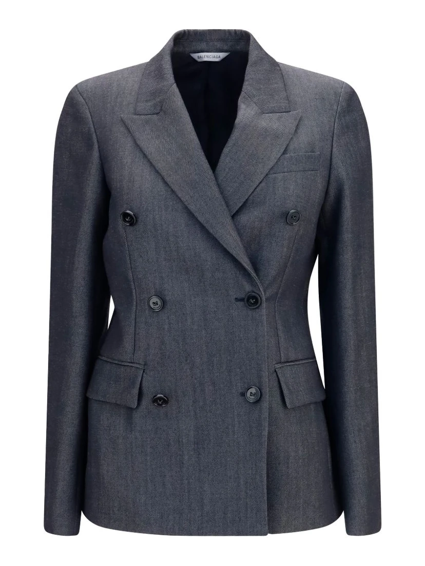 Balenciaga Jackets Dark Navy