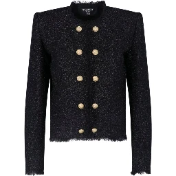 Balmain Jackets Black
