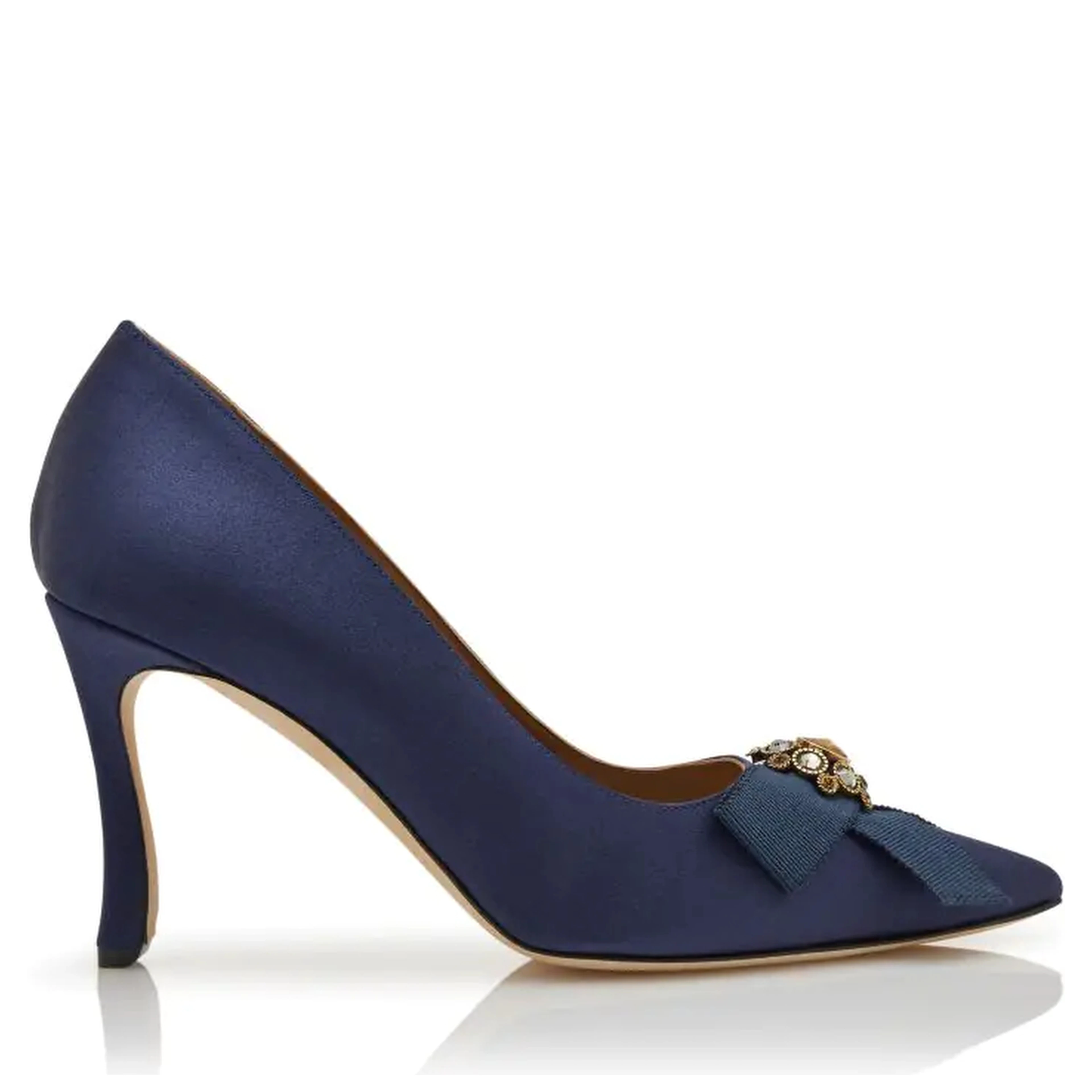 Manolo Blahnik With Heel Navy