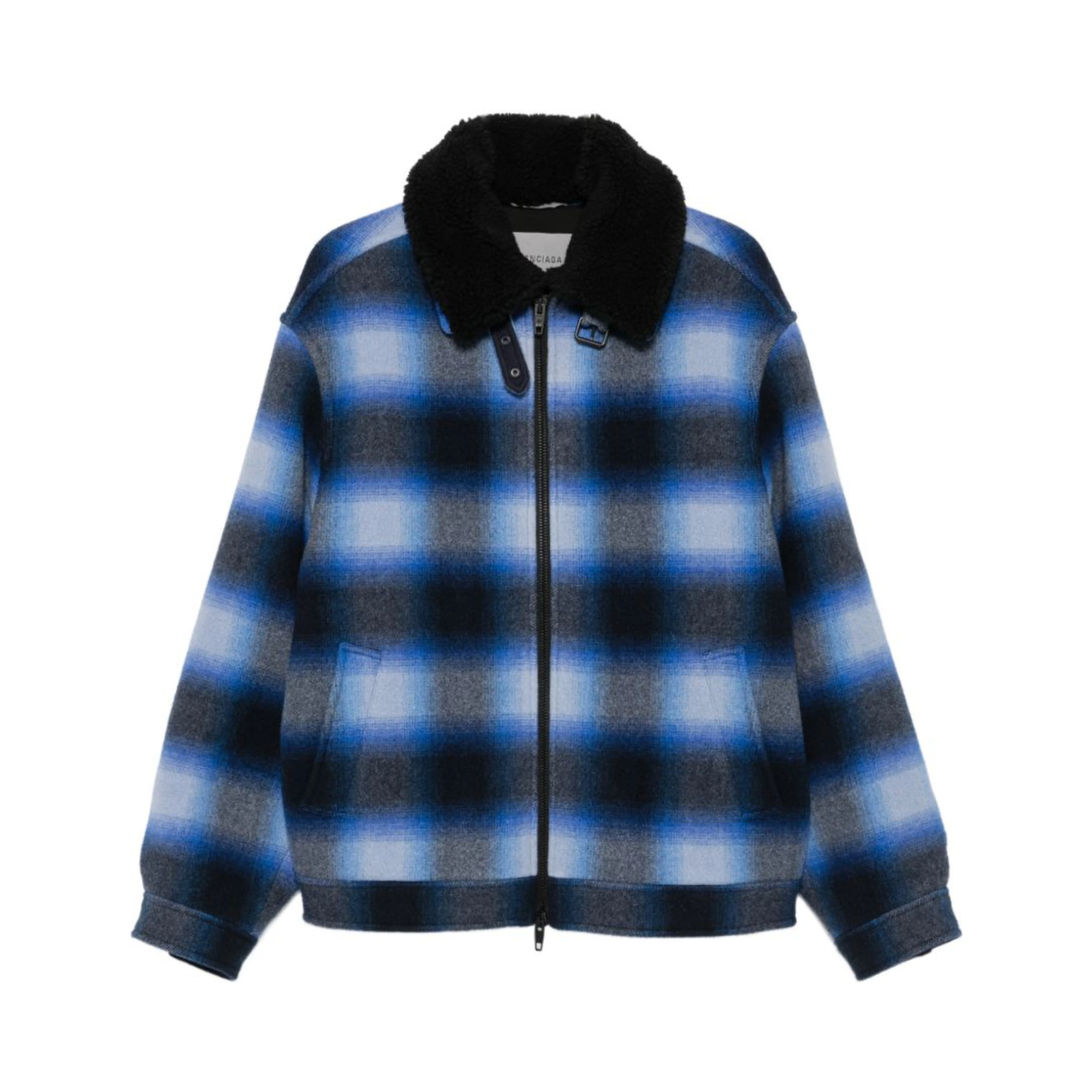 Balenciaga Jackets Blue/Black