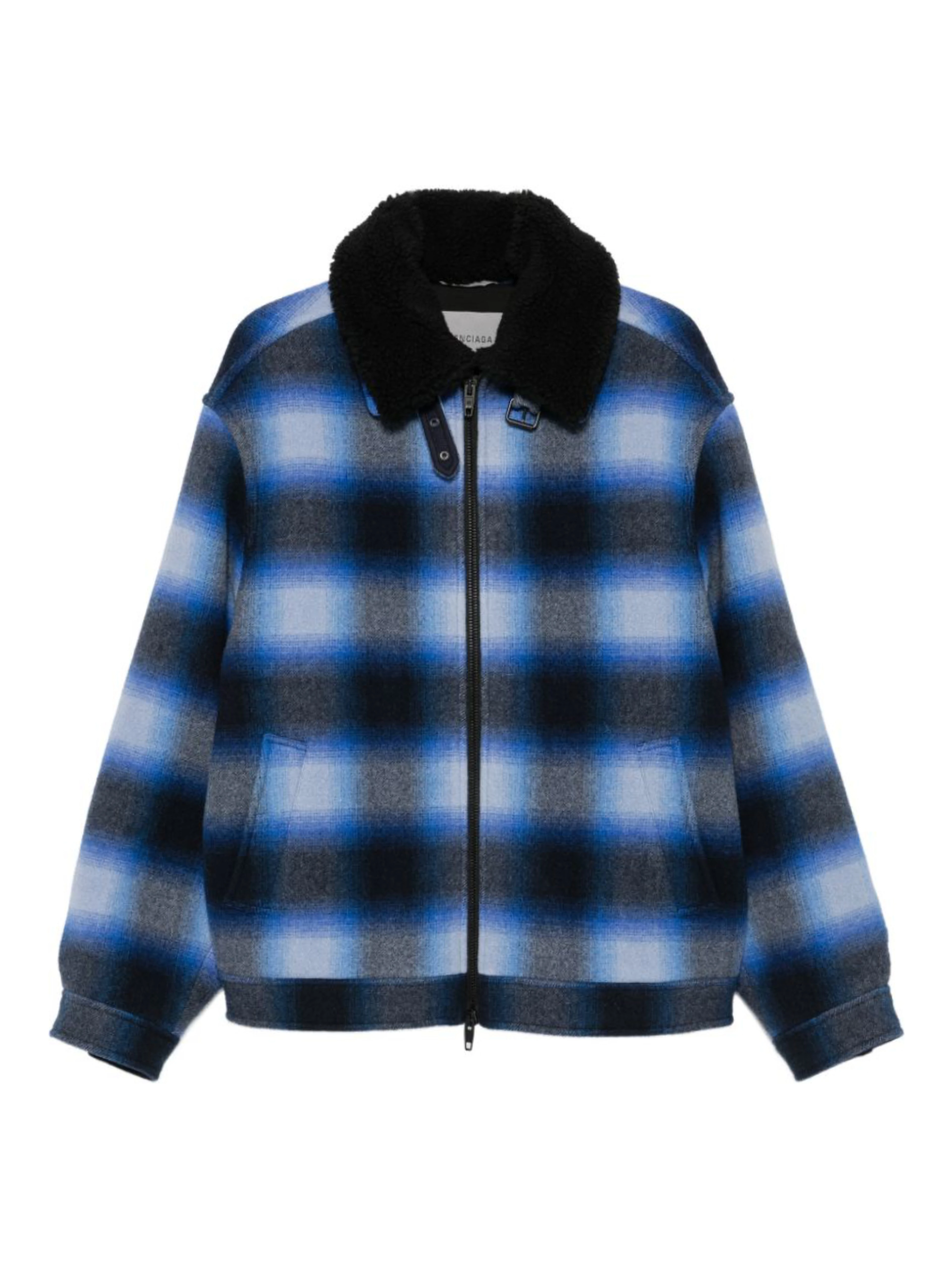 Balenciaga Jackets Blue/Black