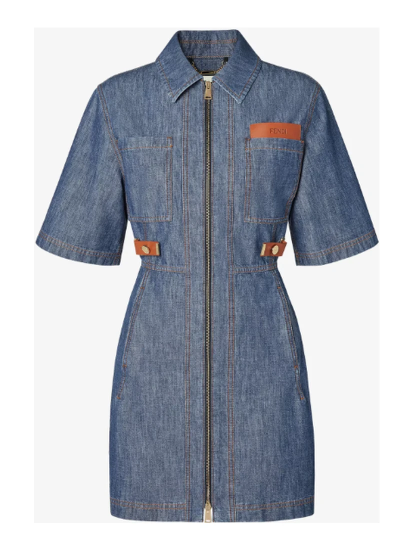 Fendi Dresses Navy
