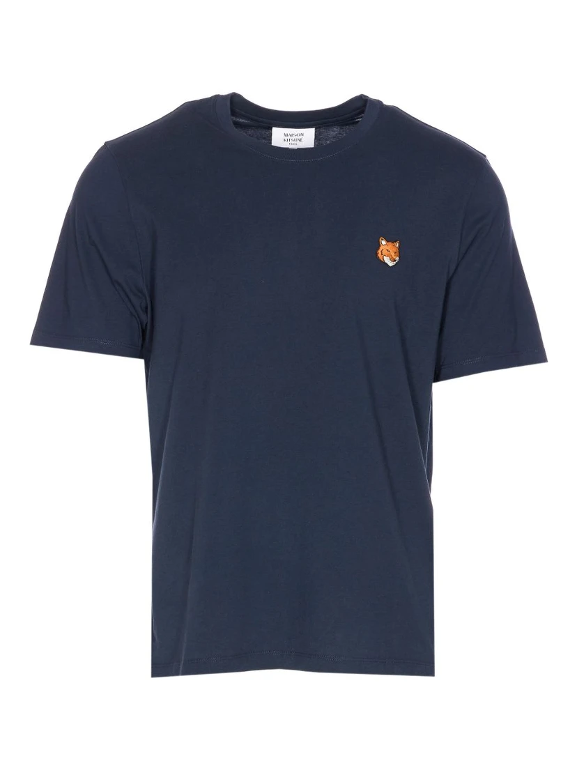 MAISON KITSUNE' T-shirts and Polos Navy