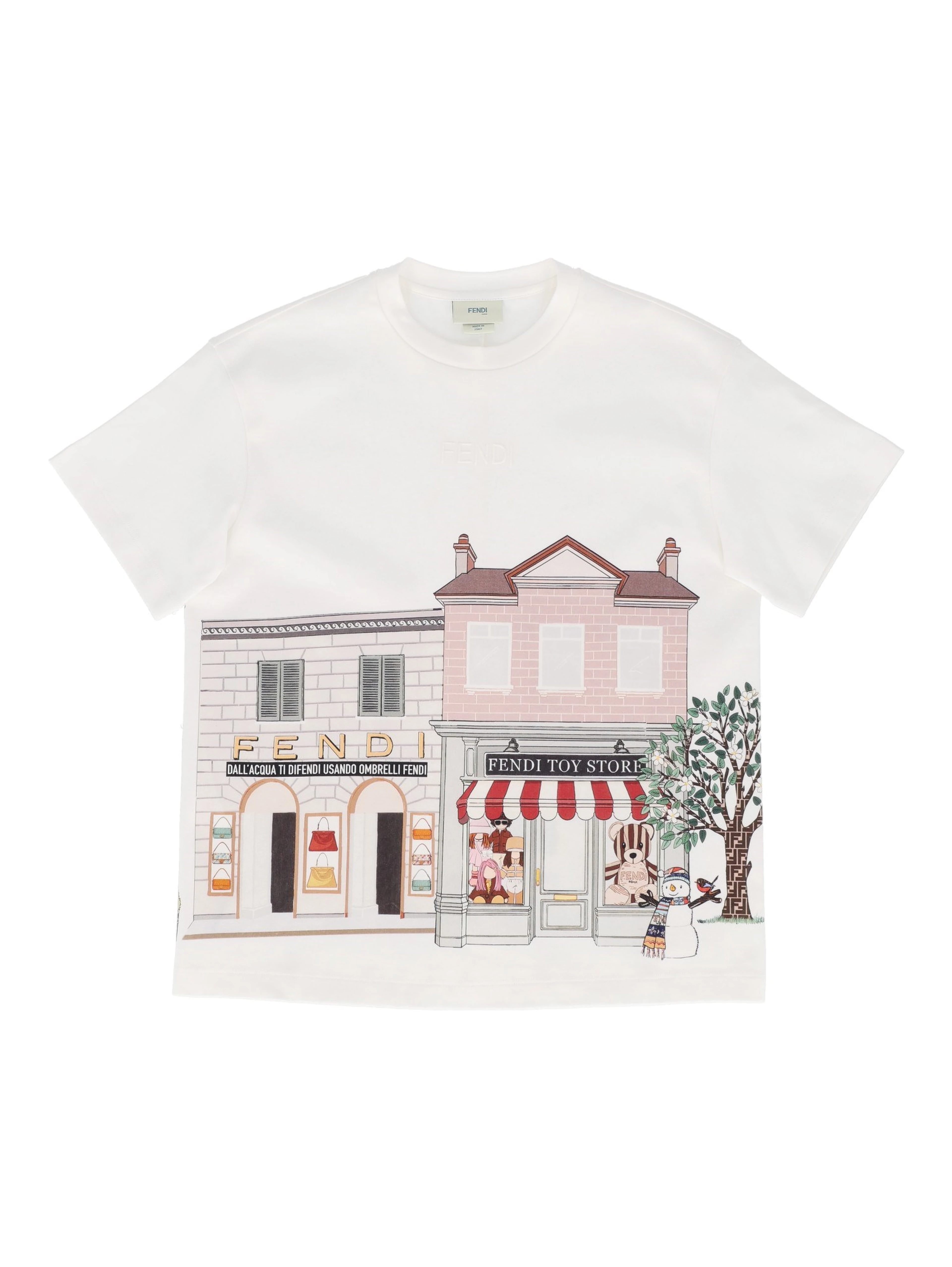 FENDI KIDS T-shirts and Polos Chalk