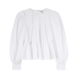 GANNI Shirts Bright white