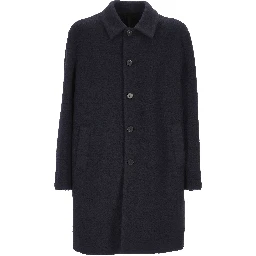 Harris Wharf London Coats Navy blue
