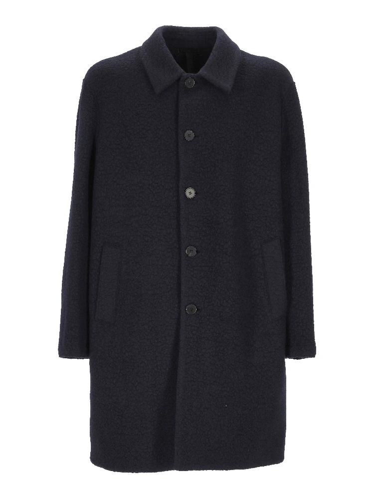 Harris Wharf London Coats Navy blue