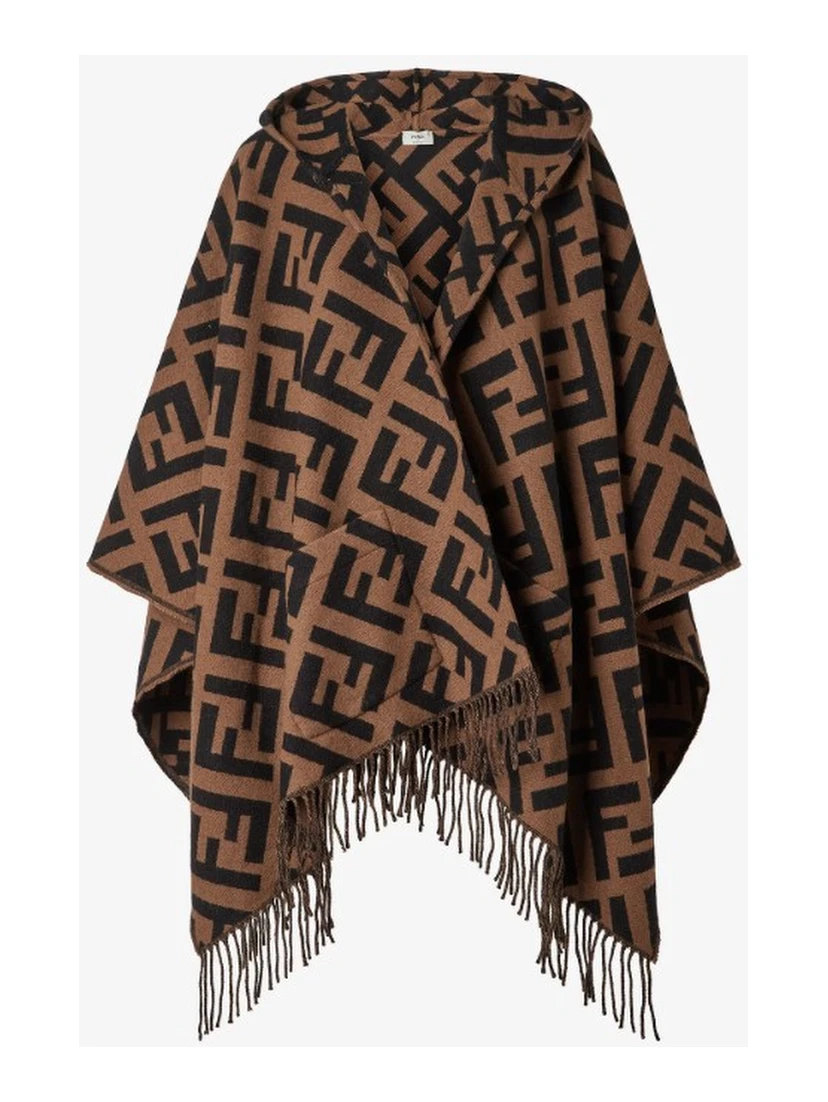 Fendi Coats Tobacco