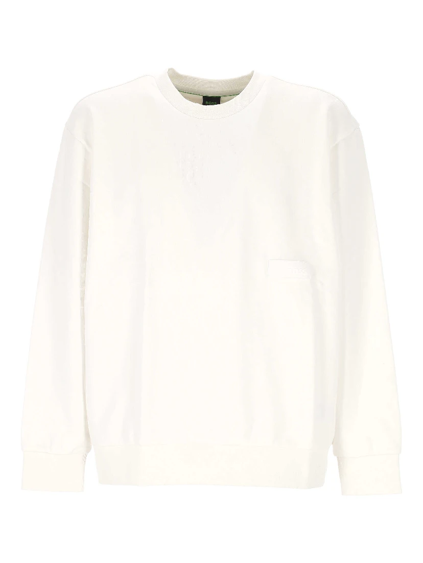 BOSS Sweaters White