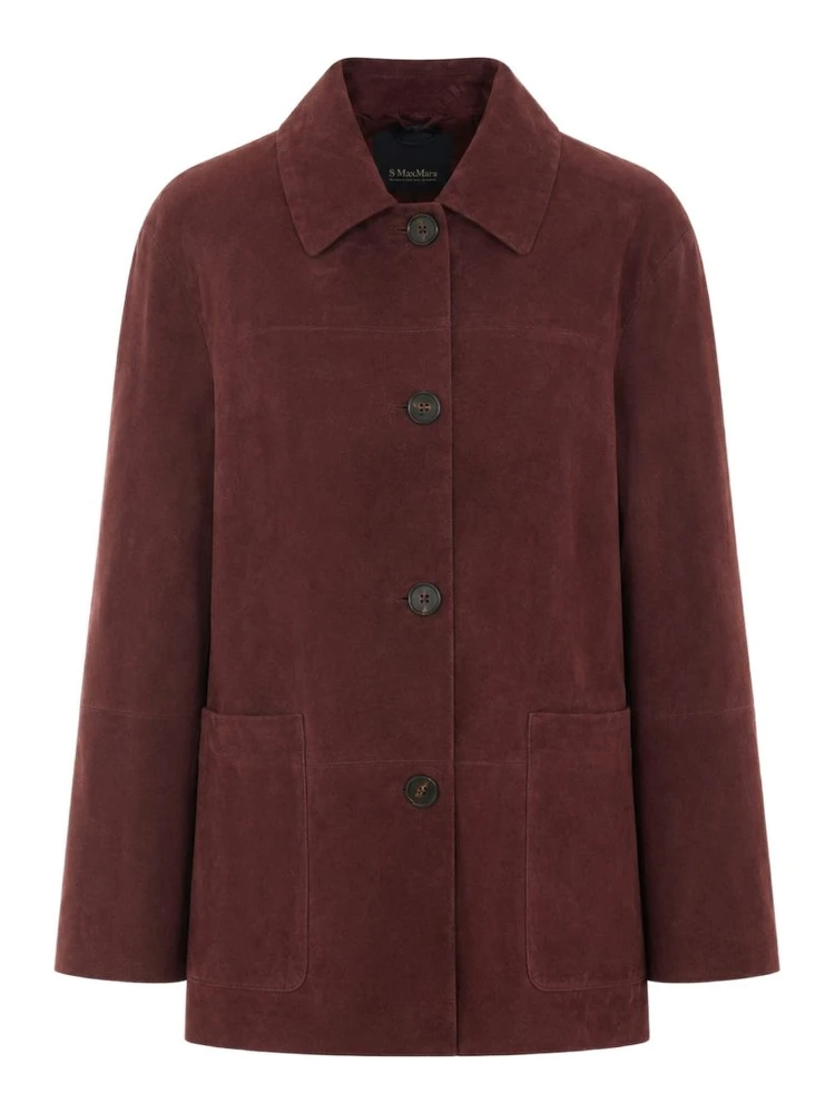 S Max Mara Jackets Dark ruby