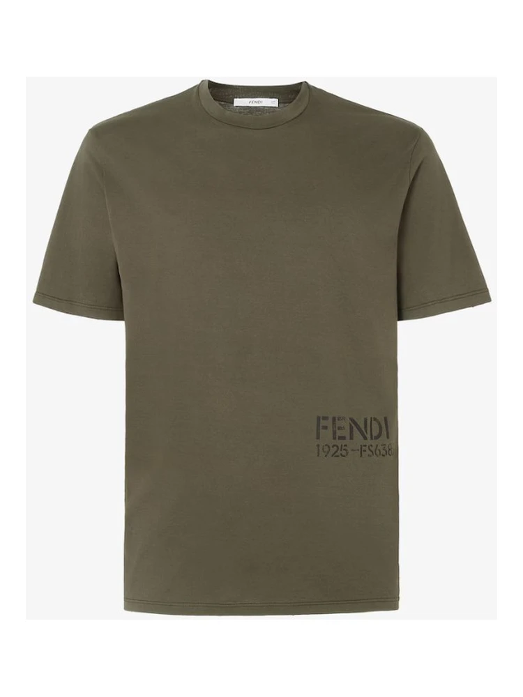 Fendi T-shirts and Polos Military Green