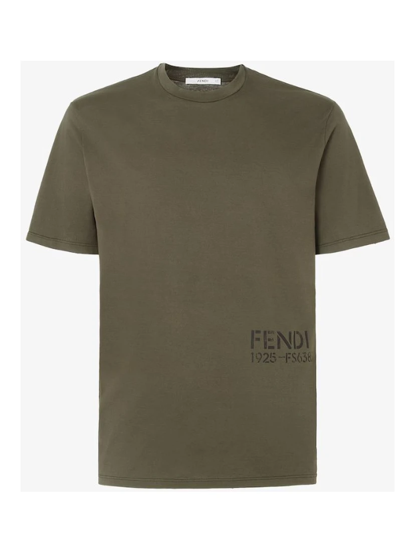 Fendi T-shirts and Polos Military Green