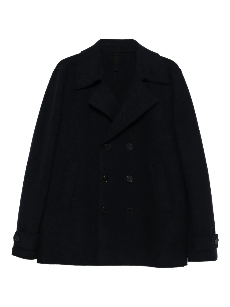 Harris Wharf London Coats Navy blue