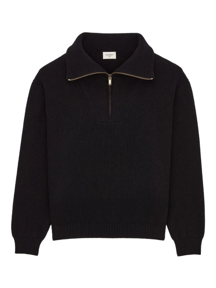 Saint Laurent Sweaters Black