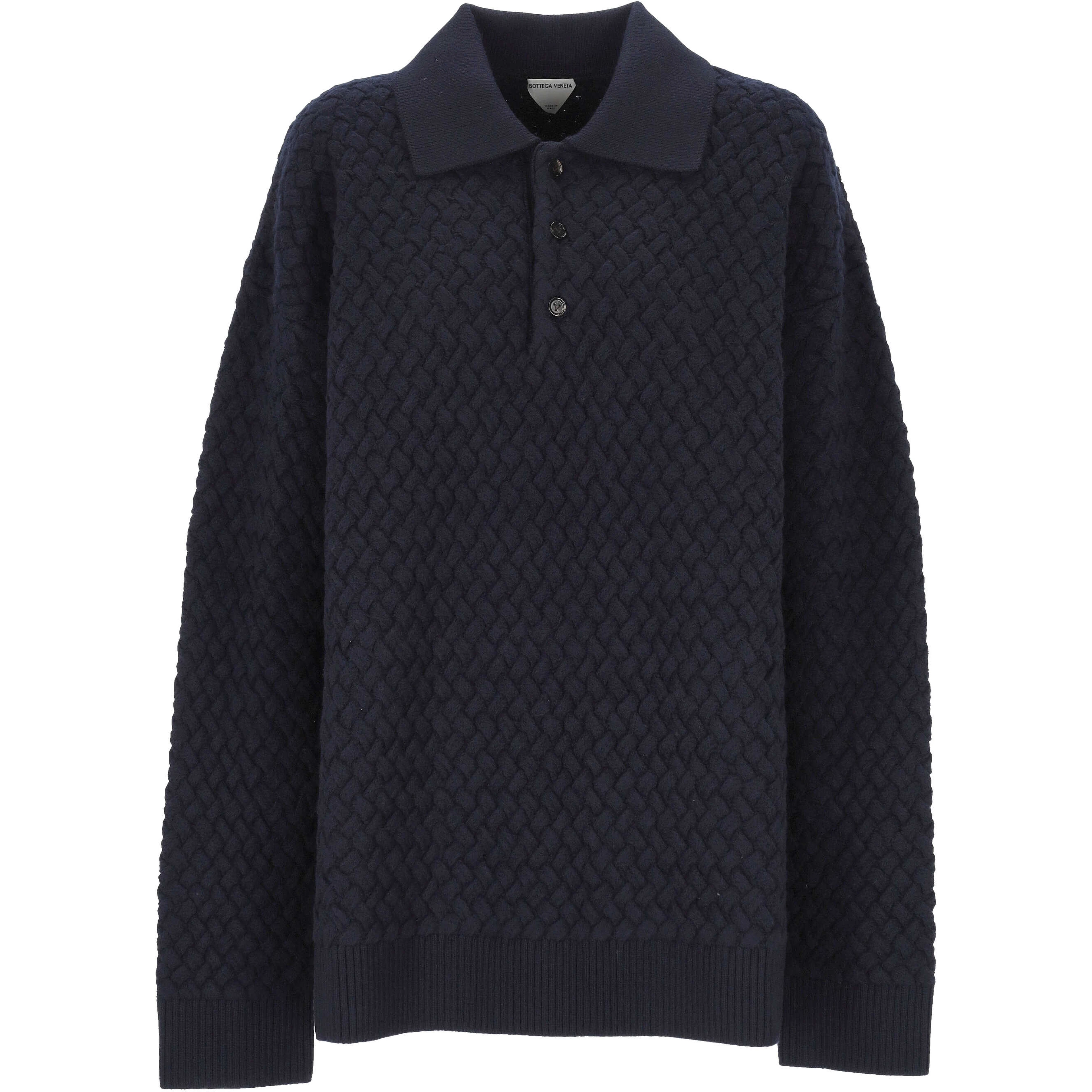 Bottega Veneta T-shirts and Polos Midnight blue