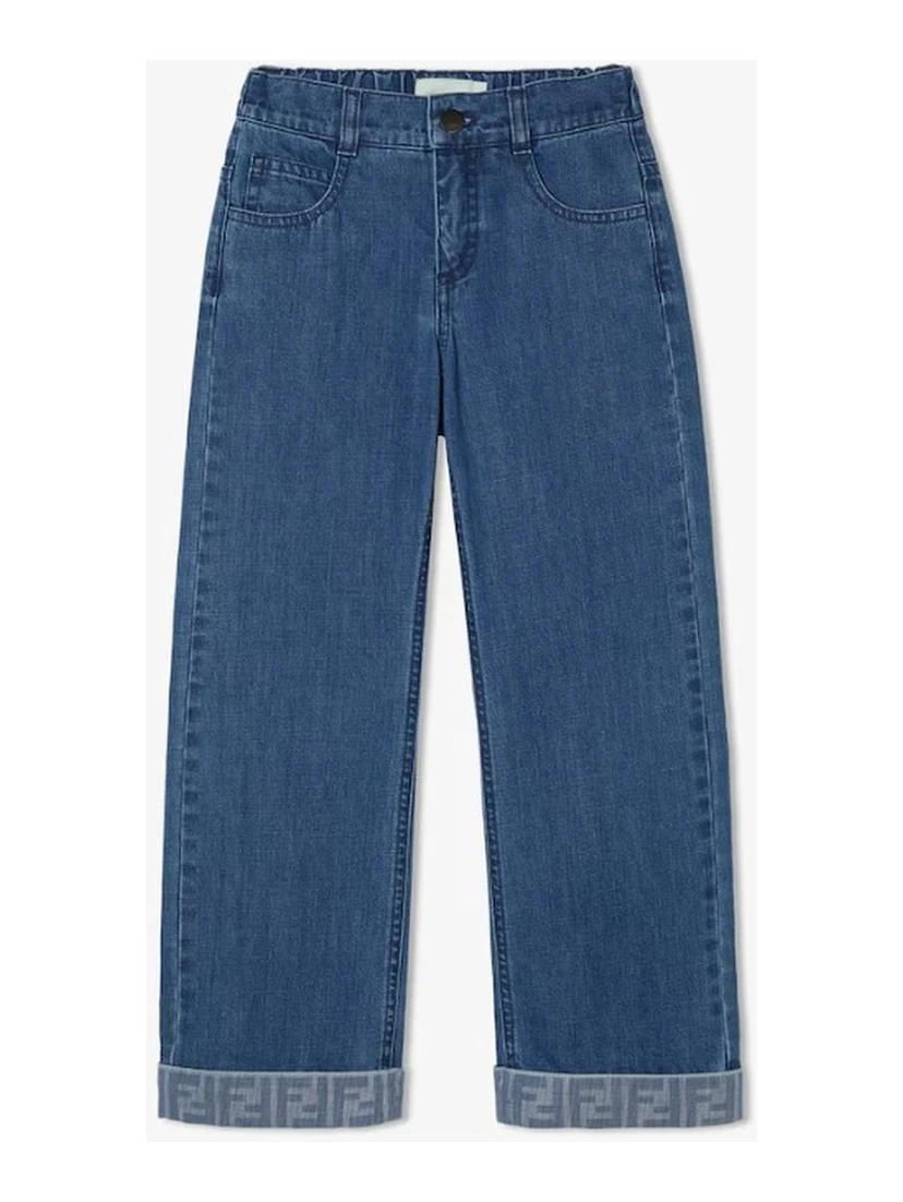 FENDI KIDS Trousers Dark Blue