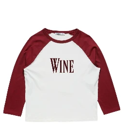 Acne T-shirts and Polos Burgundy/white