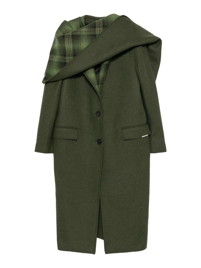 The Attico Coats Military green