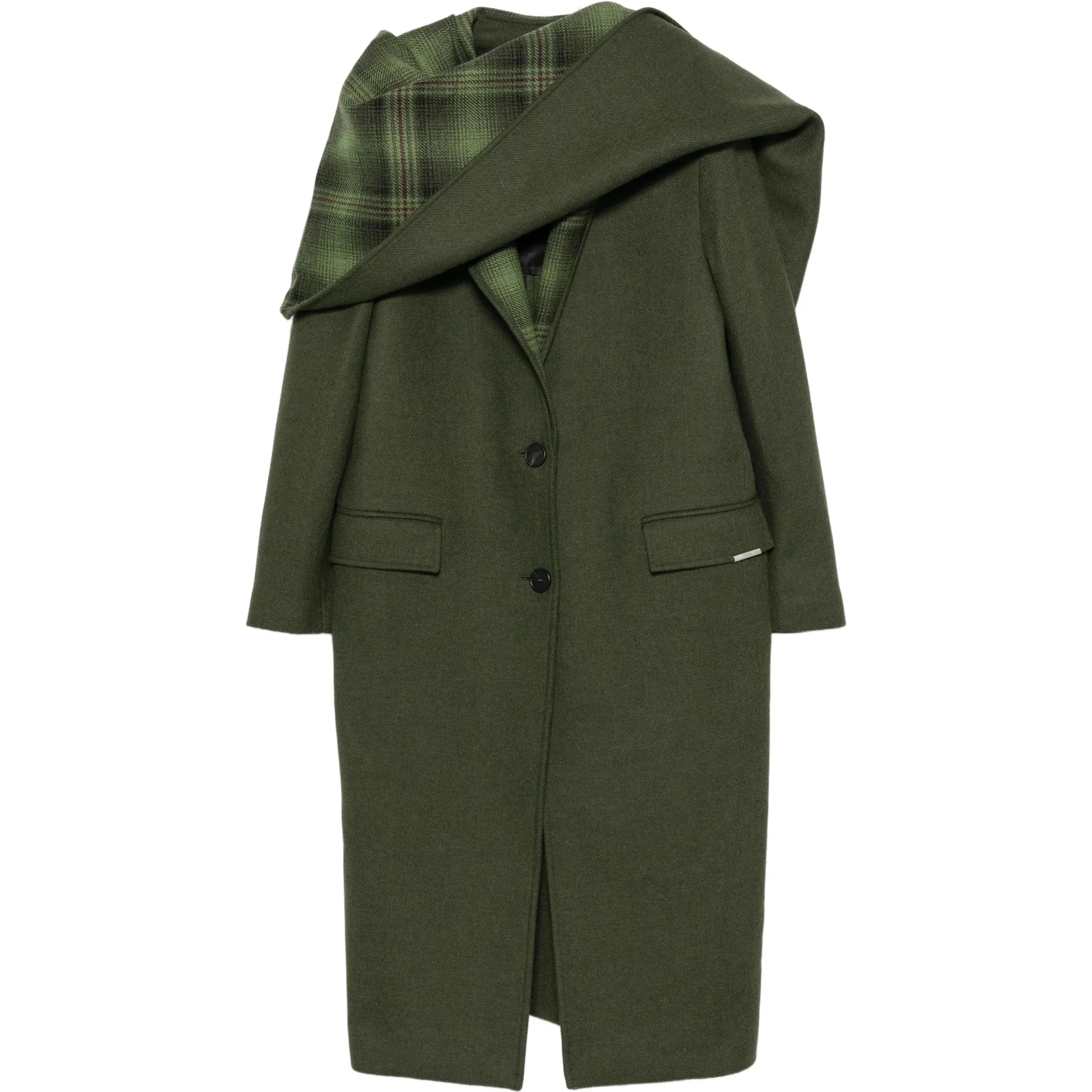The Attico Coats Military green