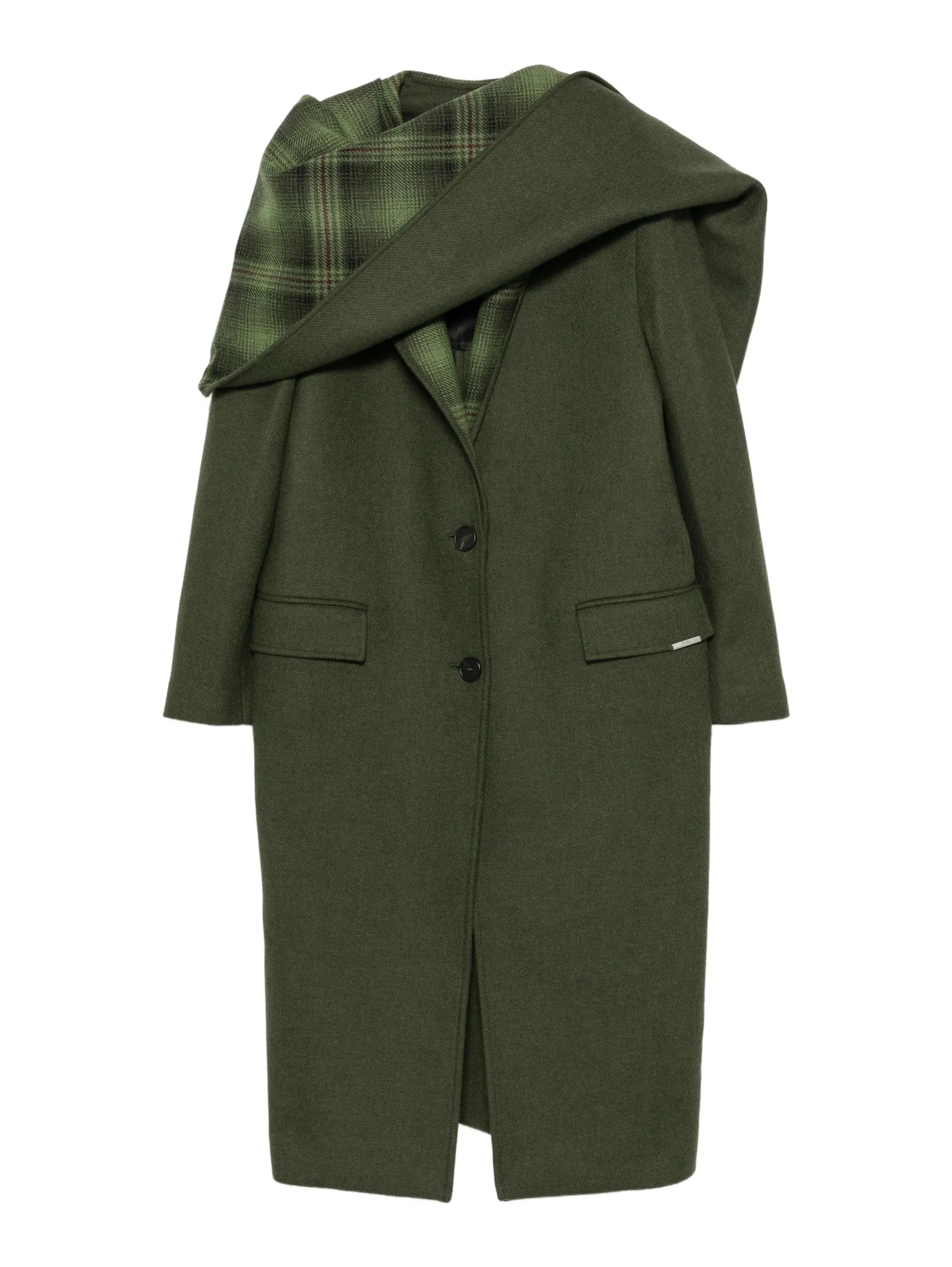 The Attico Coats Military green