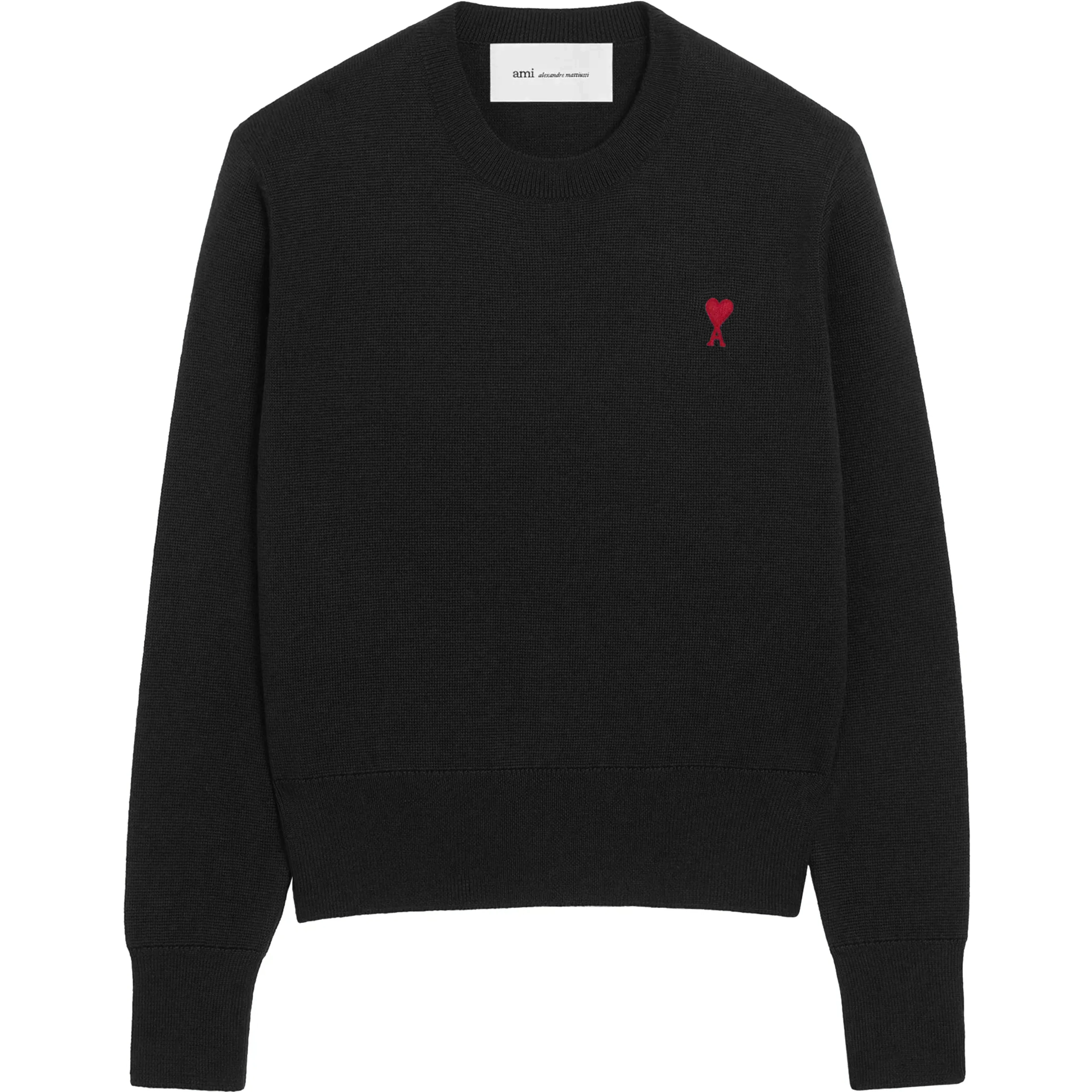 Ami Sweaters Black/red