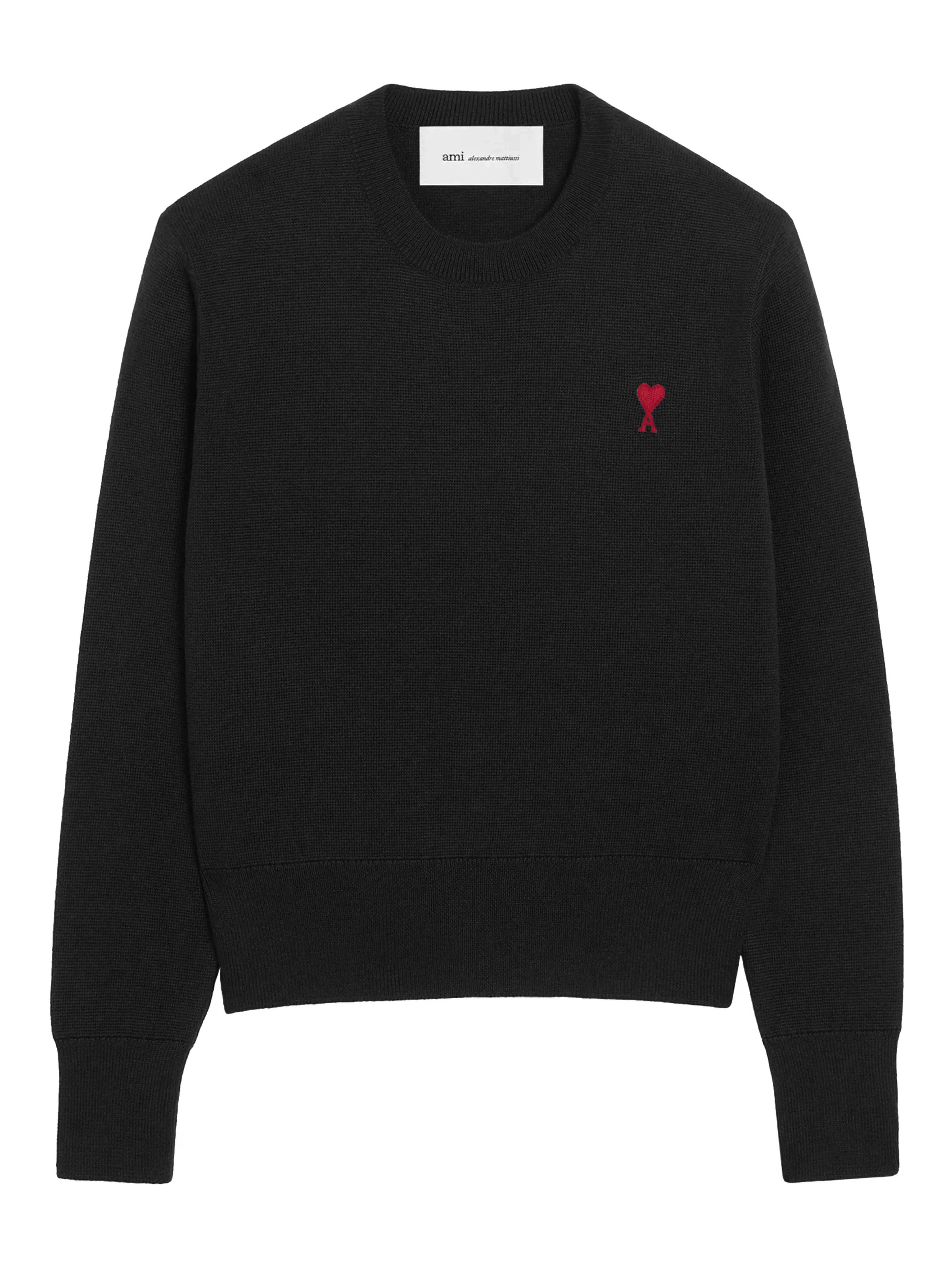 Ami Sweaters Black/red