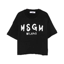 MSGM KIDS T-shirts and Polos Black