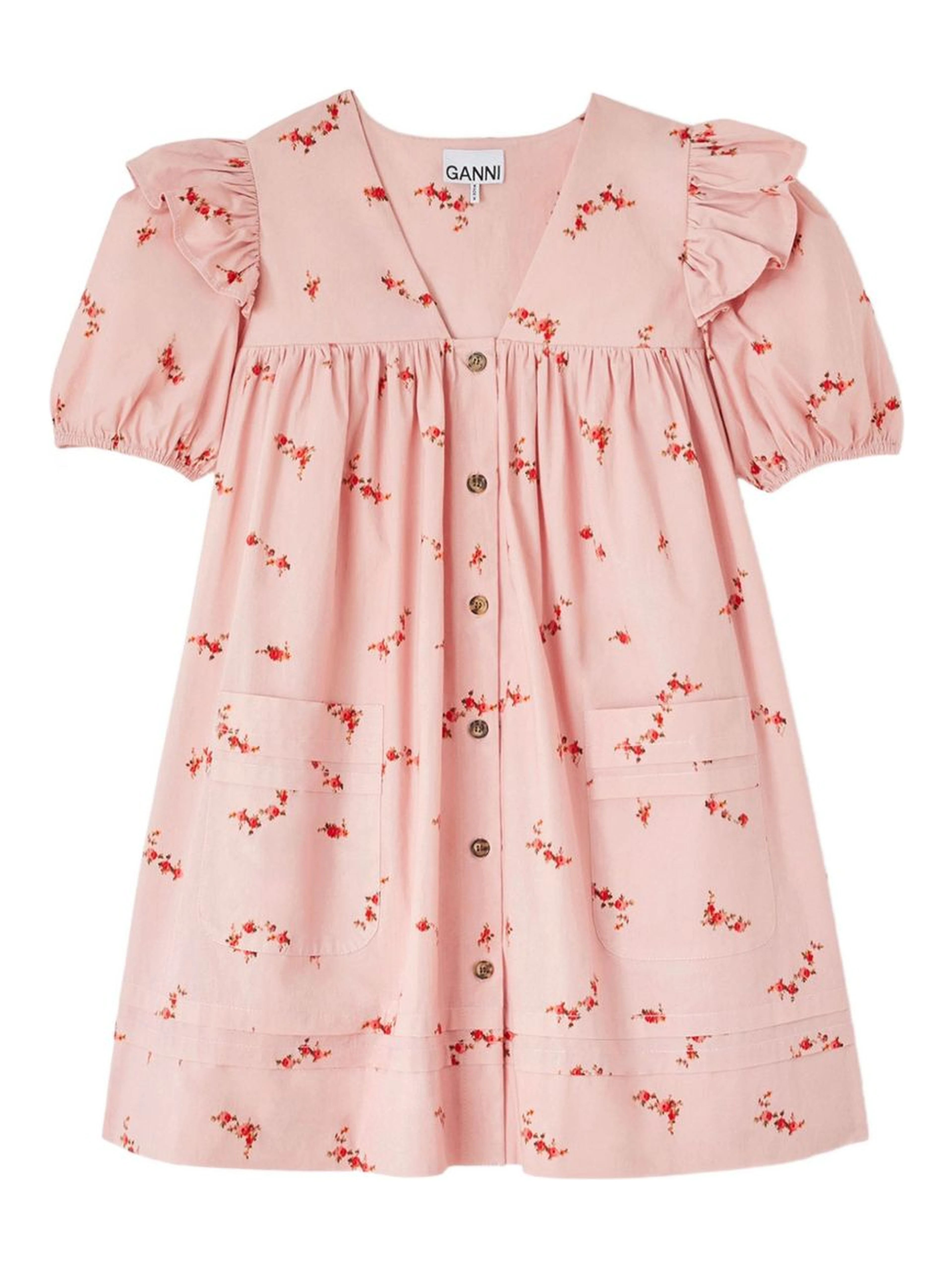 GANNI Dresses Silver pink
