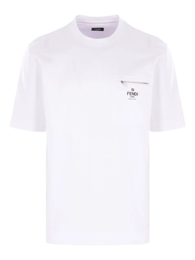 Fendi T-shirts and Polos White