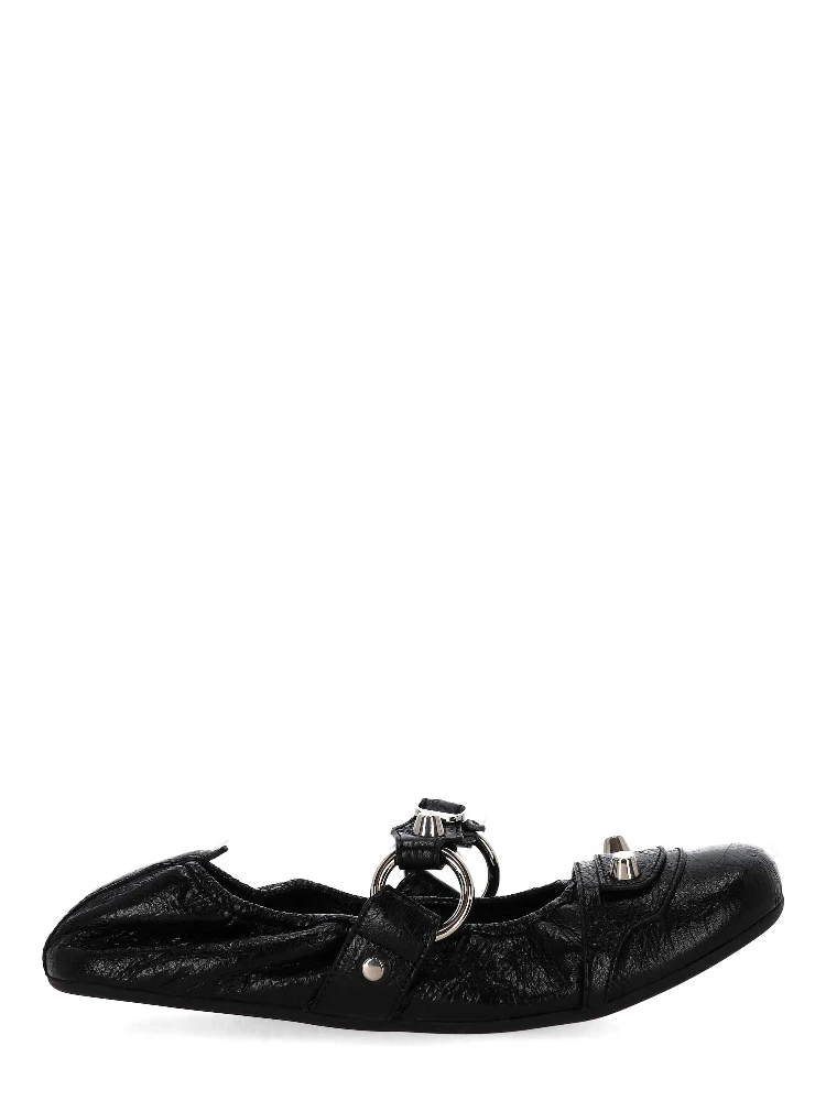 Balenciaga Flat shoes Black/Silver