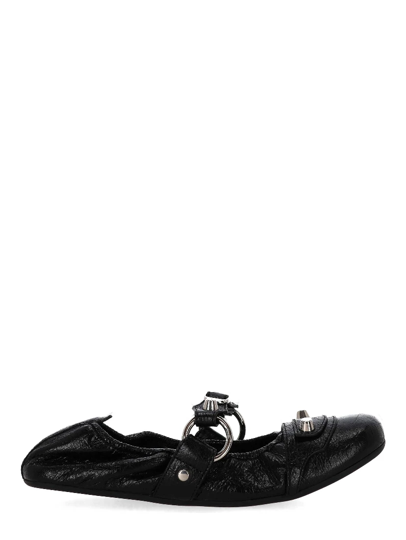 Balenciaga Flat shoes Black/Silver