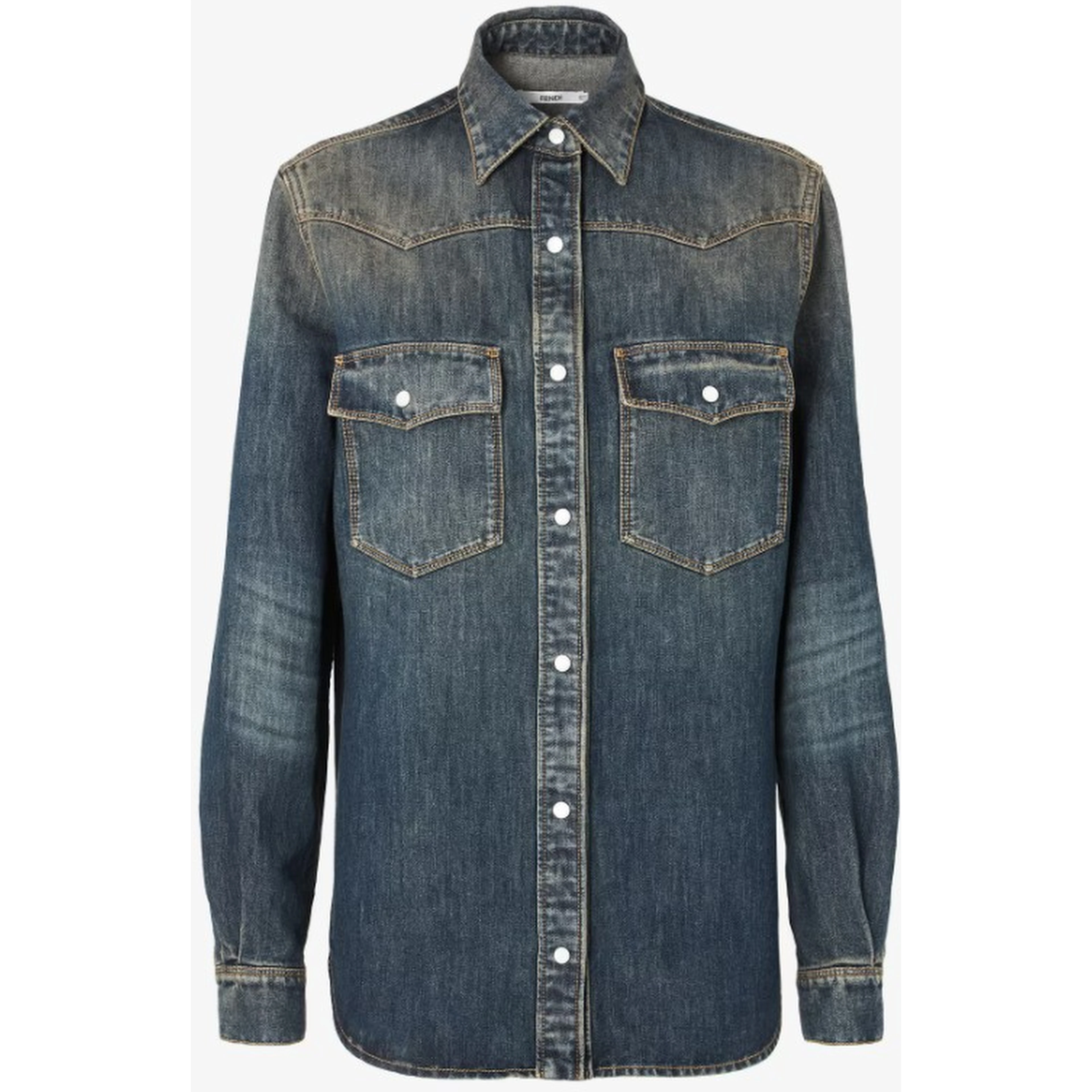 Fendi Shirts Blue