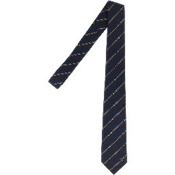 Gucci Ties Navy Blue/ Red