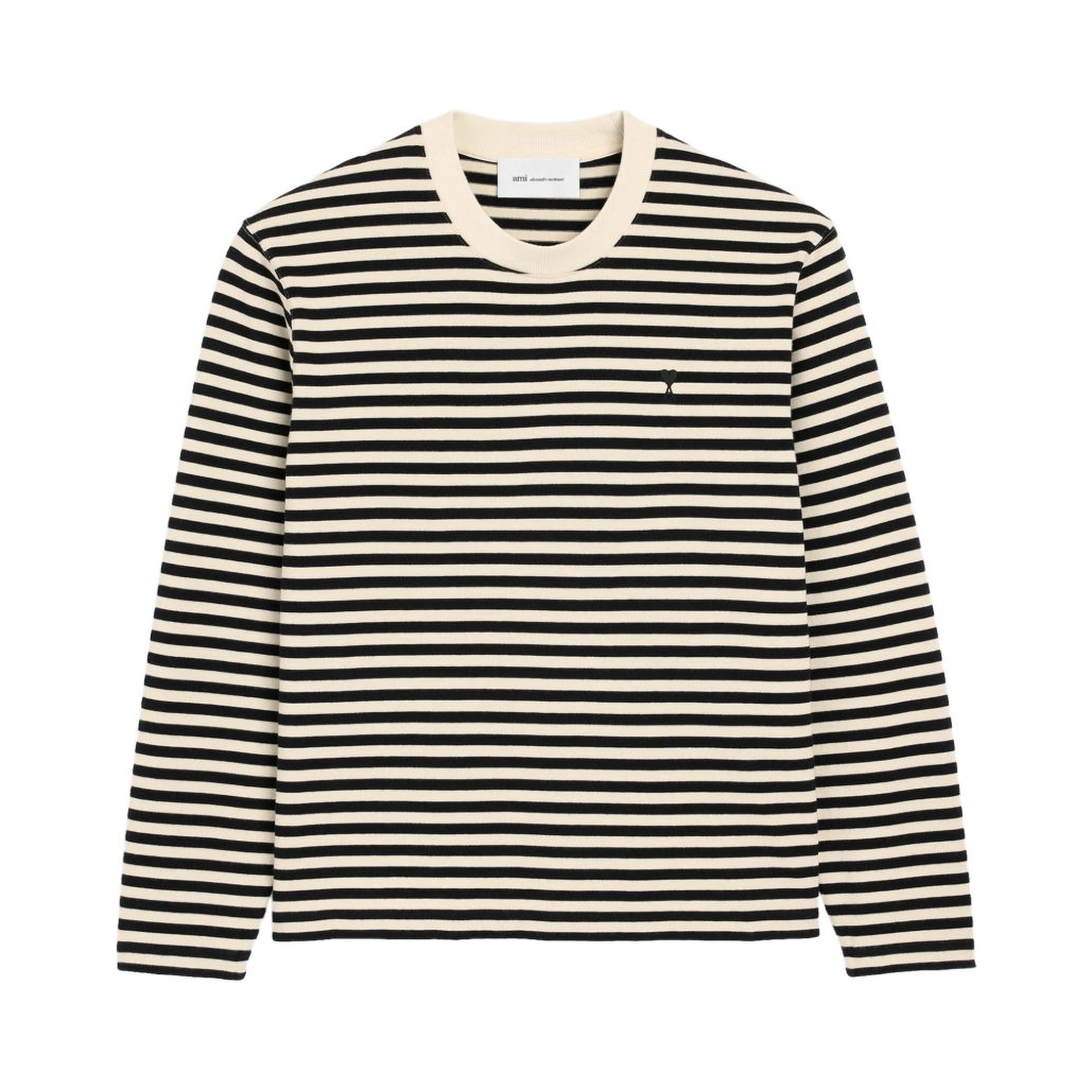 Ami T-shirts and Polos Black/ivory