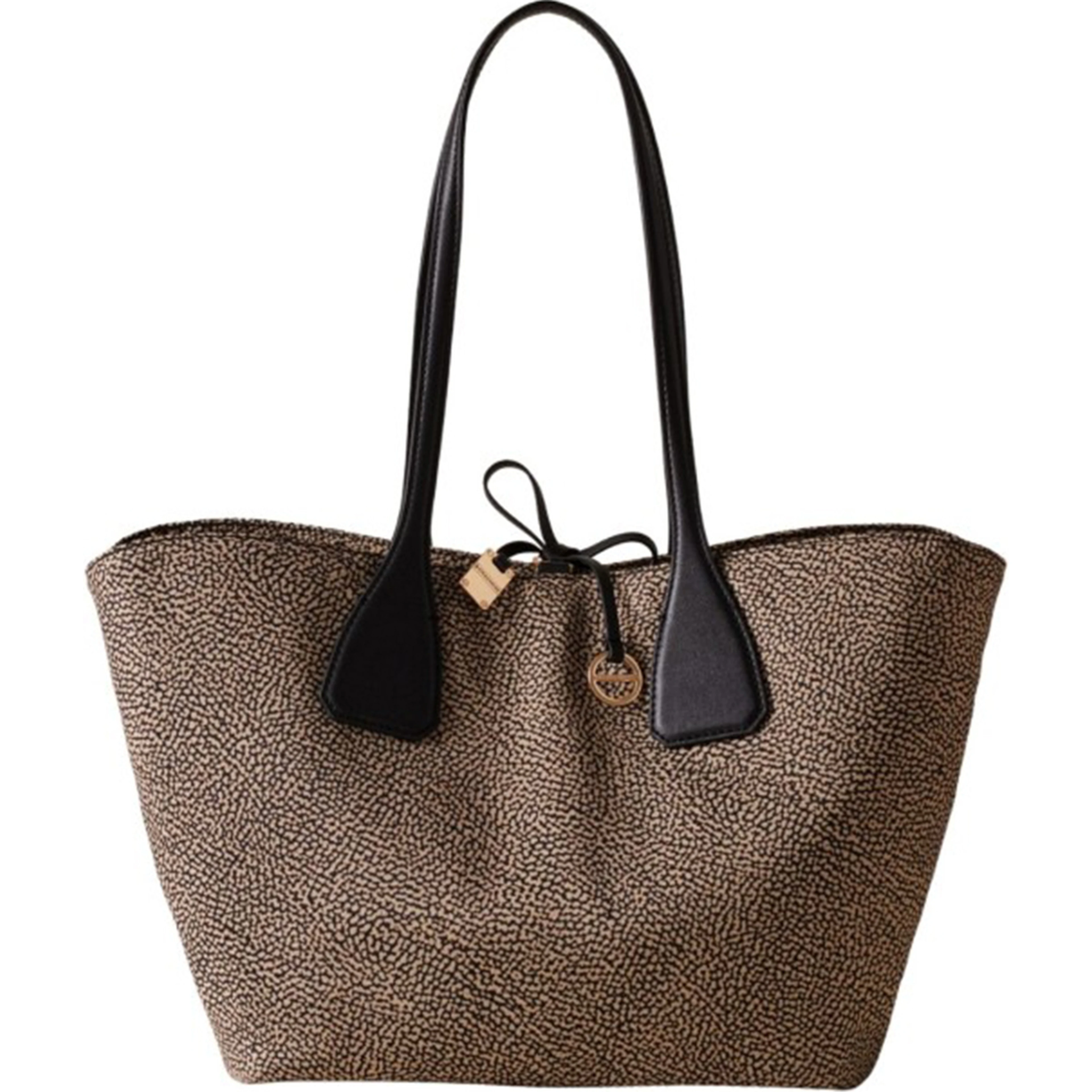 Borbonese Bags.. Natural/Black