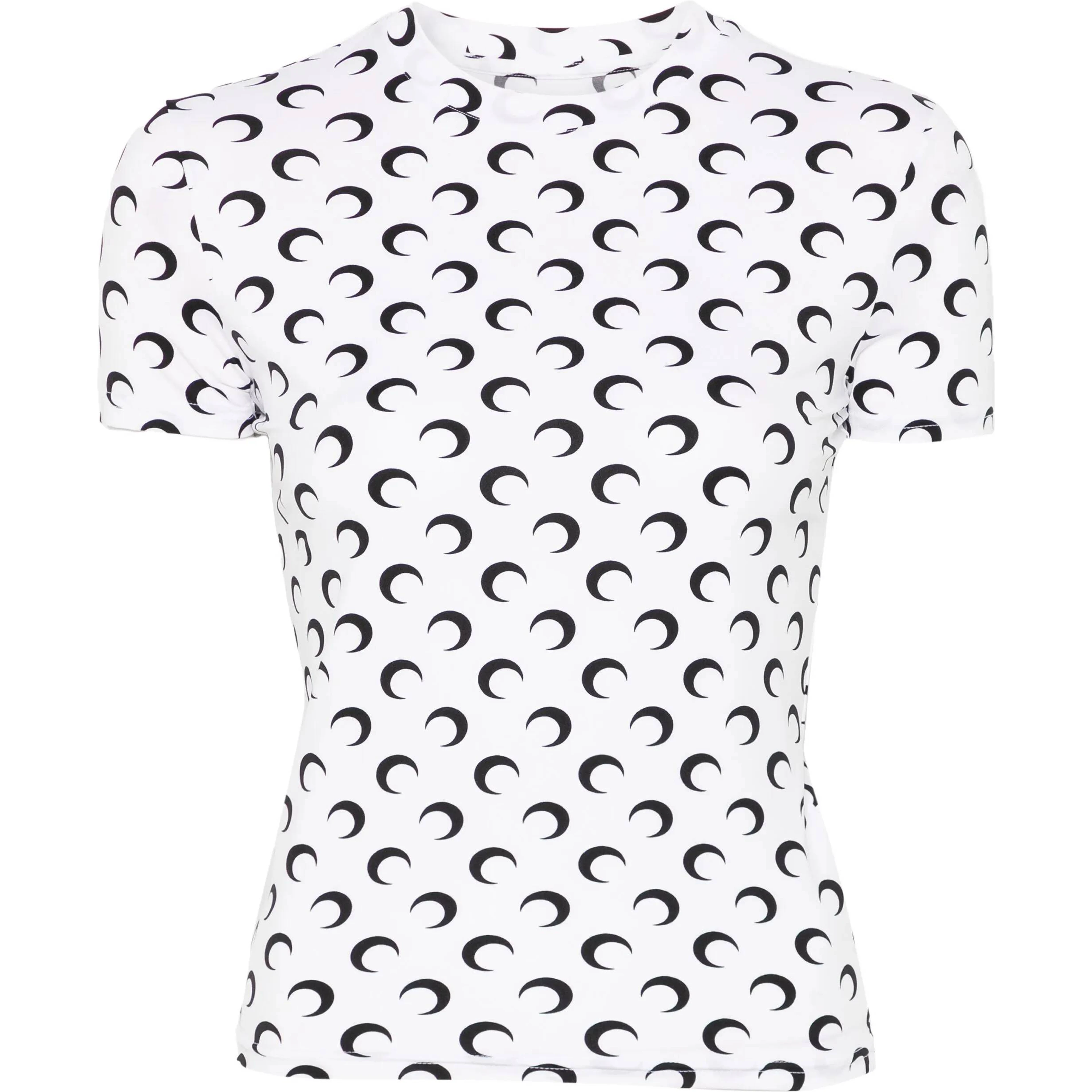 MARINE SERRE T-shirts and Polos Optical white