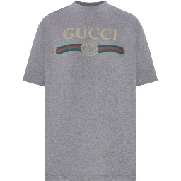 Gucci T-shirts and Polos Grey