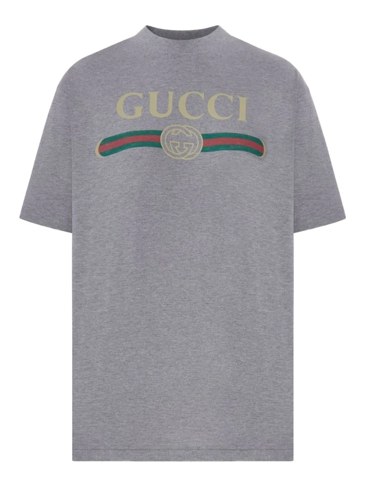 Gucci T-shirts and Polos Grey
