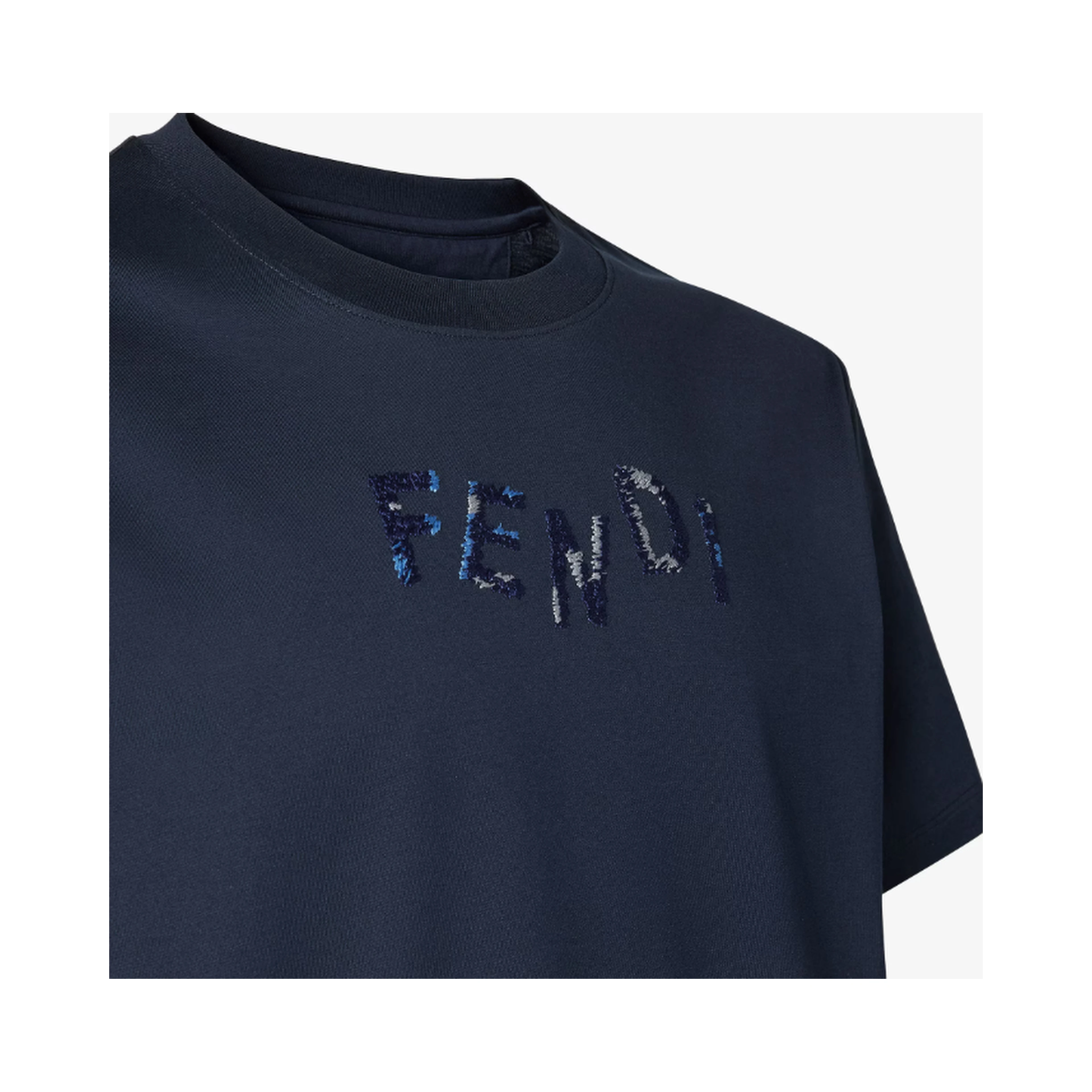 Fendi T-shirts and Polos Dark Blue