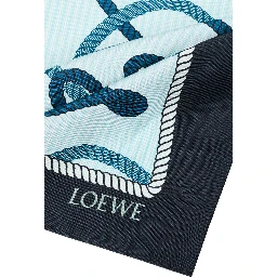 Loewe Scarfs Navy/green