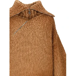 The Attico Sweaters Camel