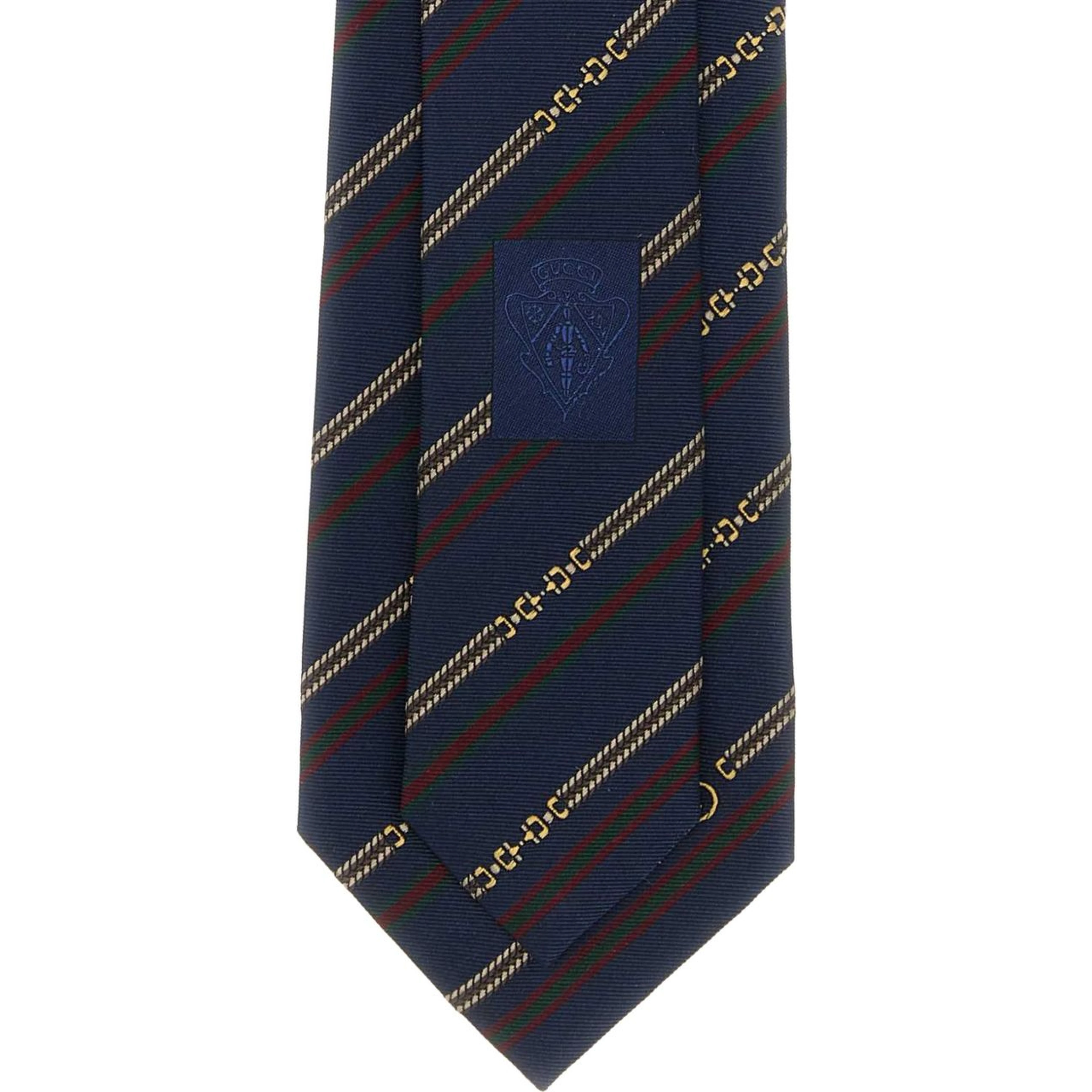 Gucci Ties Navy Blue/ Red