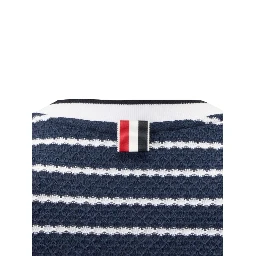 Thom Browne T-shirts and Polos Navy Blue/ White
