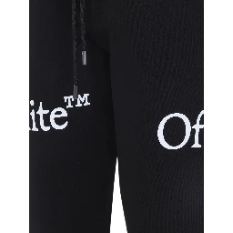 Off White Trousers Black
