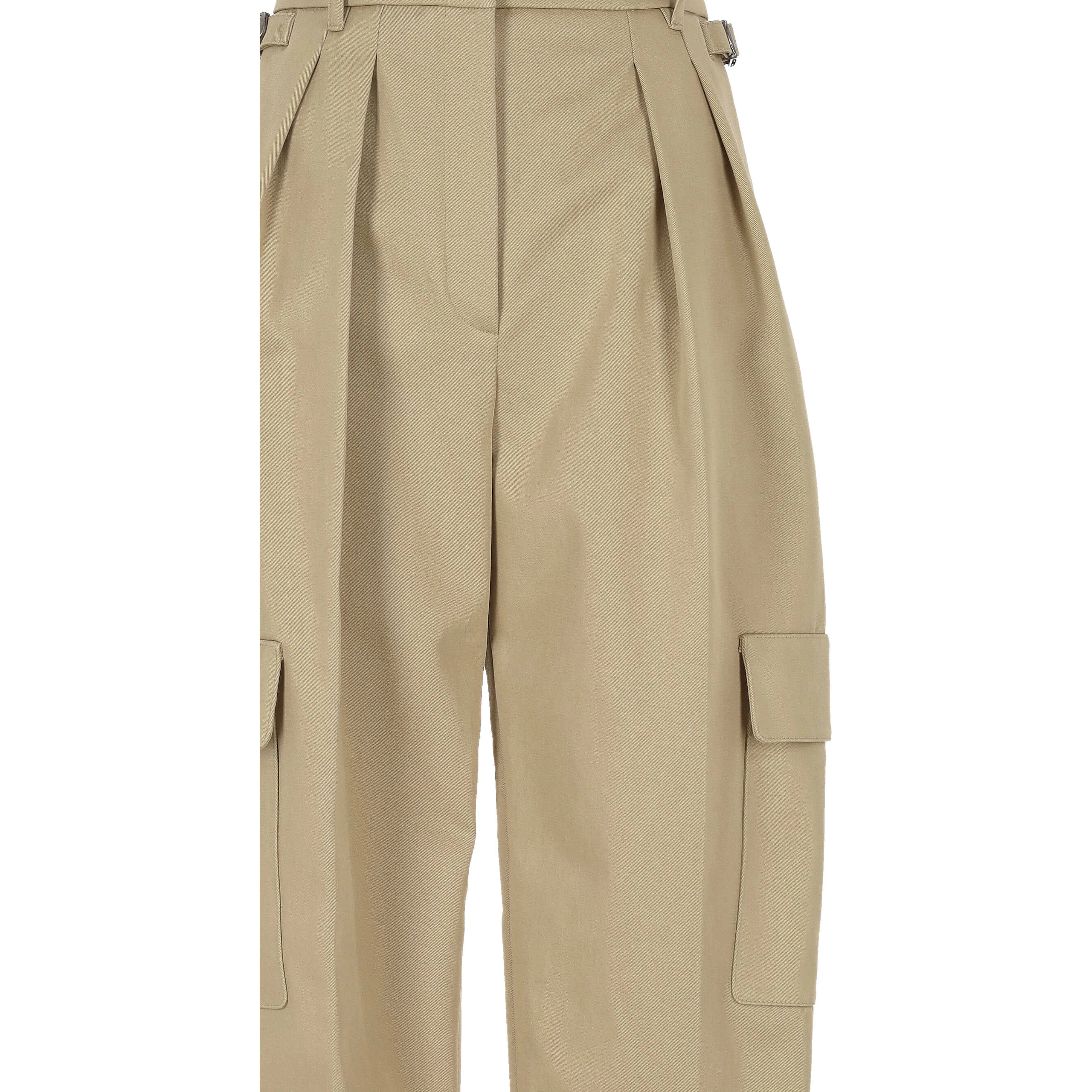 MUGLER Trousers Beige