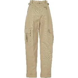 MUGLER Trousers Beige