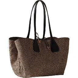 Borbonese Bags.. Natural/Black