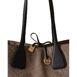 Borbonese Bags.. Natural/Black