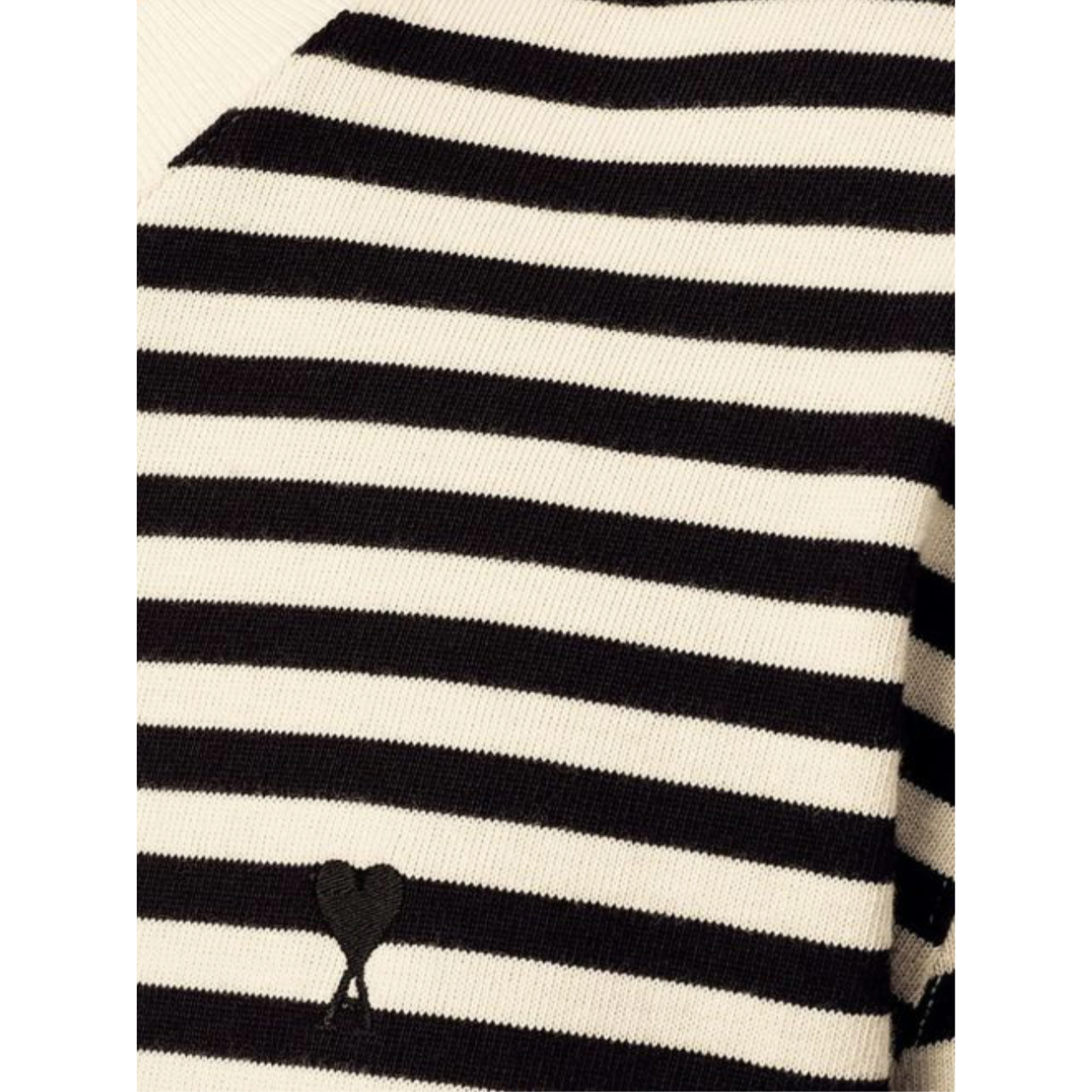 Ami T-shirts and Polos Black/ivory